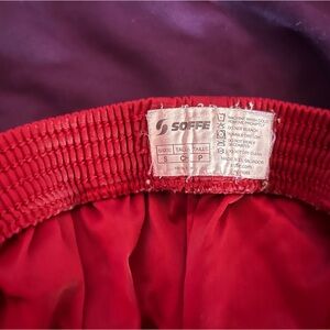 Red sleepwear shorts